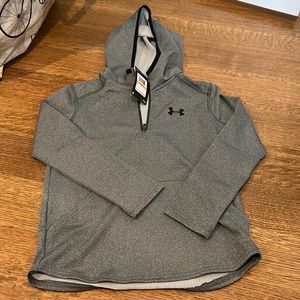 NWT UA 3/4 zip athletic hoodie